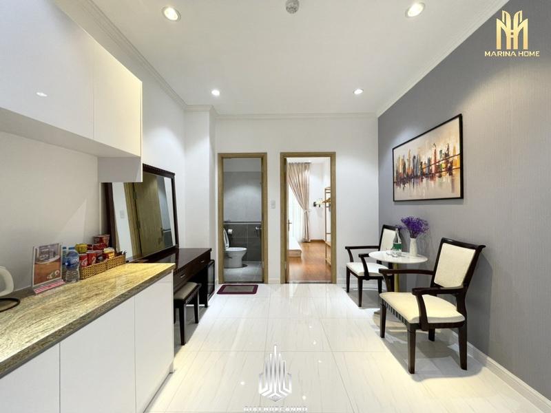 Phòng khách Deluxe Marina Plaza Long Xuyên