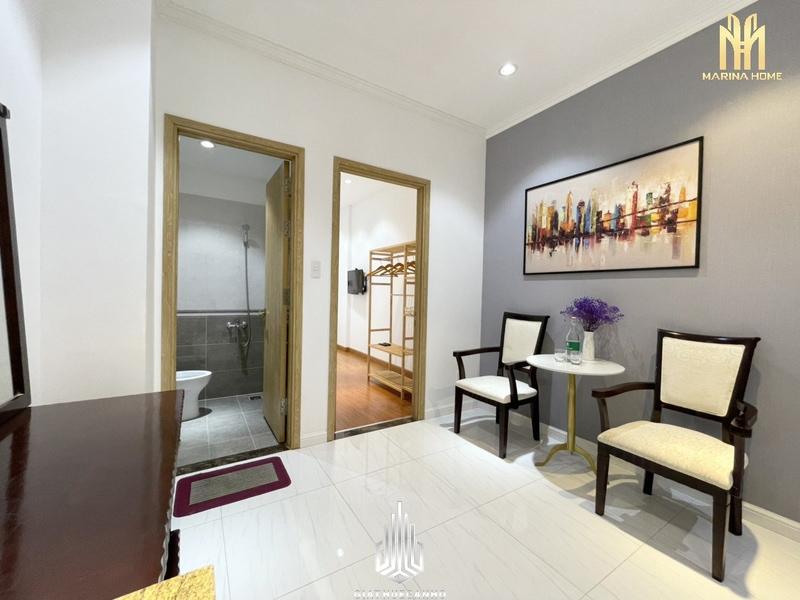 Phòng khách Deluxe Marina Plaza Long Xuyên