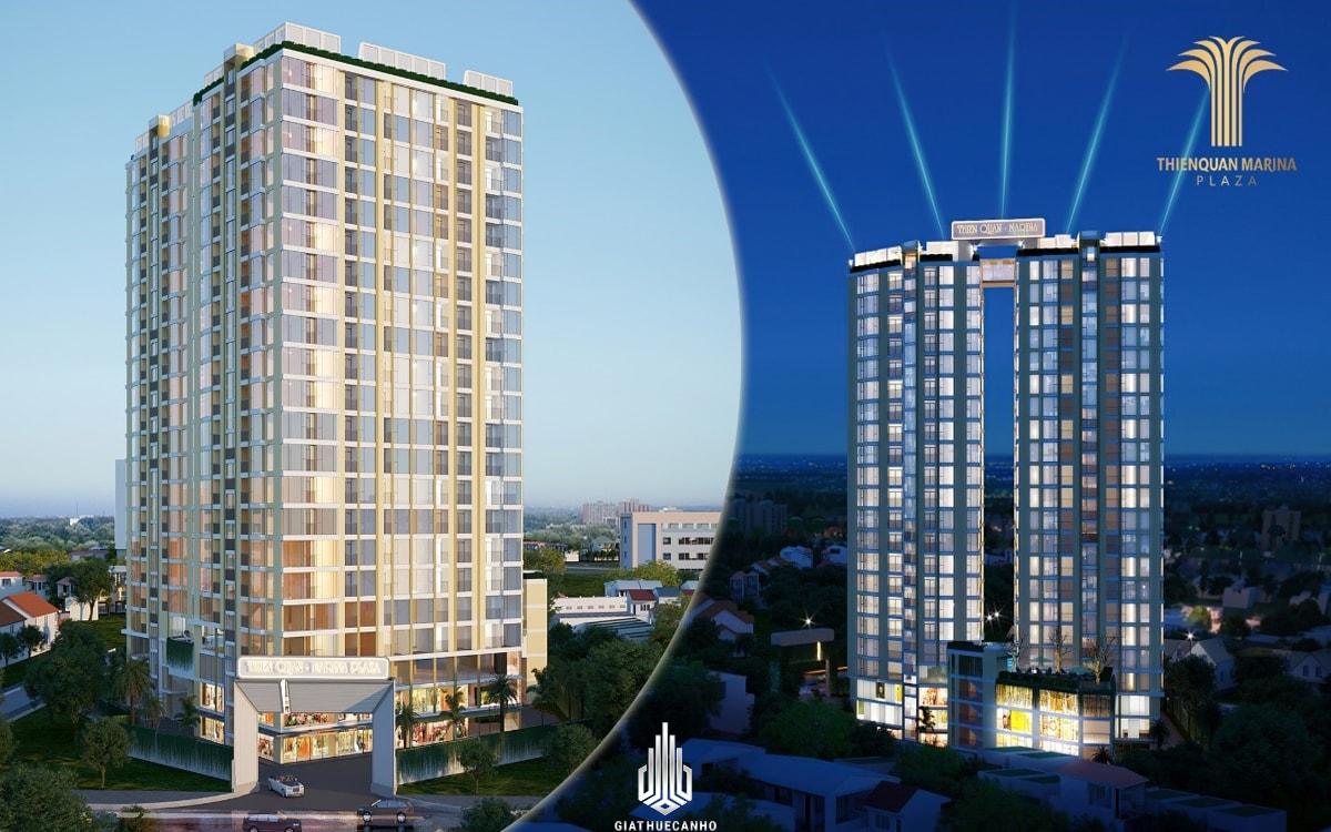 Phối cảnh thiên quân marina plaza