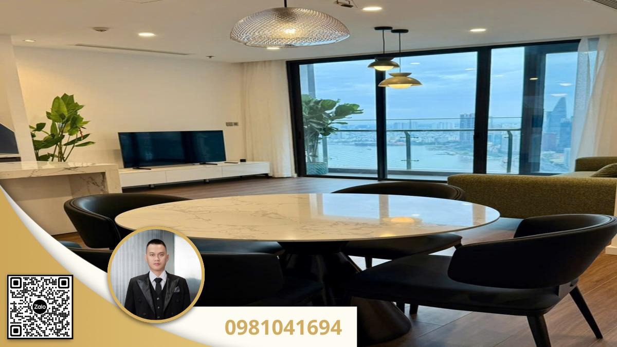 Cho Thuê Căn Hộ 2PN Vinhomes Golden River - View Sông SG Đẳng Cấp 4 vinhomes golden river 2pn 90m2 3 Tháng 10 2025