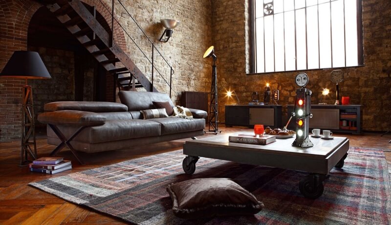 Thiết kế mở với trần cao là đặc trưng của căn hộ Loft