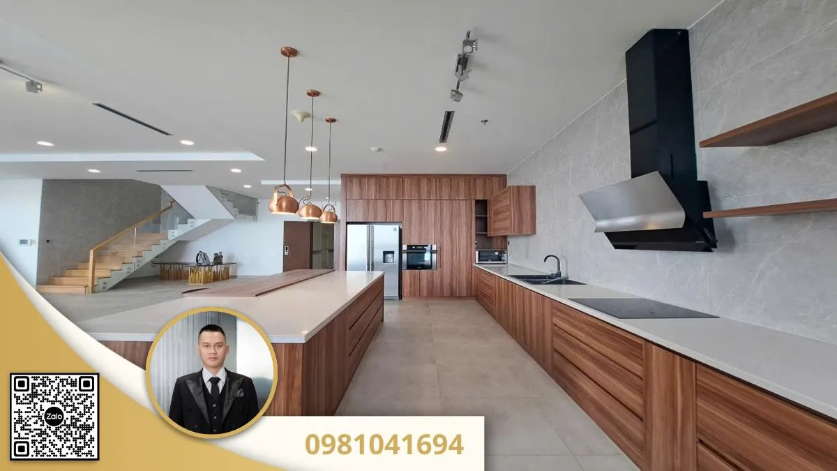 Penthouse thao dien pearl dien tich 450m² ket cau 1 tret 1 lau thiet ke 5 phong ngu 5 wc 1