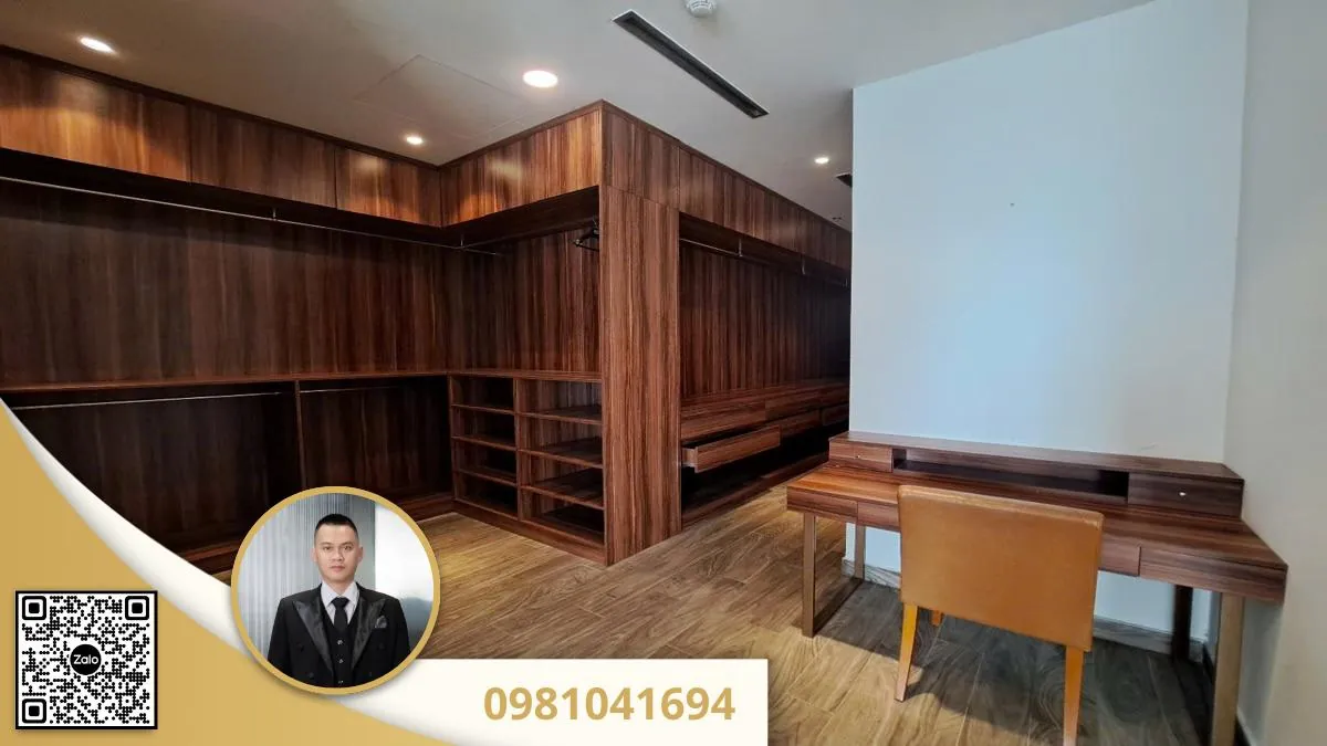 Penthouse thao dien pearl dien tich 450m² ket cau 1 tret 1 lau thiet ke 5 phong ngu 5 wc 14