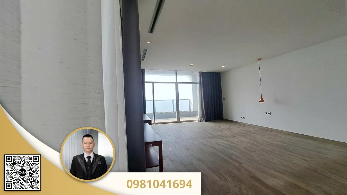 Penthouse thao dien pearl dien tich 450m² ket cau 1 tret 1 lau thiet ke 5 phong ngu 5 wc 15