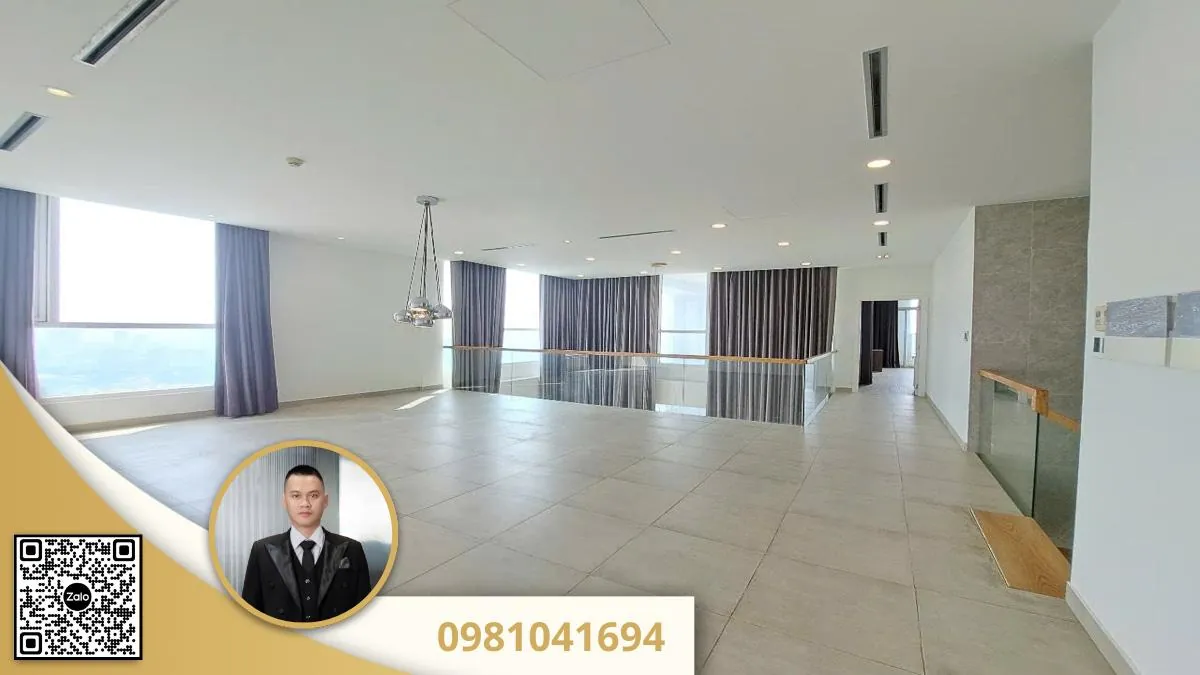 Penthouse thao dien pearl dien tich 450m² ket cau 1 tret 1 lau thiet ke 5 phong ngu 5 wc 17