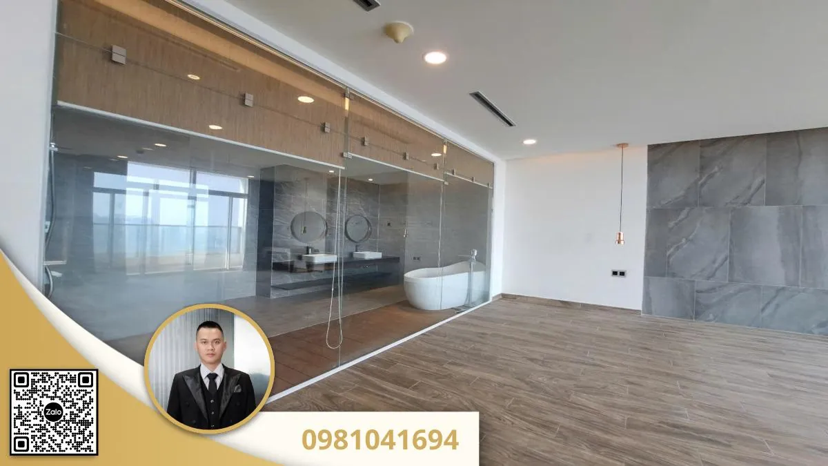 Penthouse thao dien pearl dien tich 450m² ket cau 1 tret 1 lau thiet ke 5 phong ngu 5 wc 20