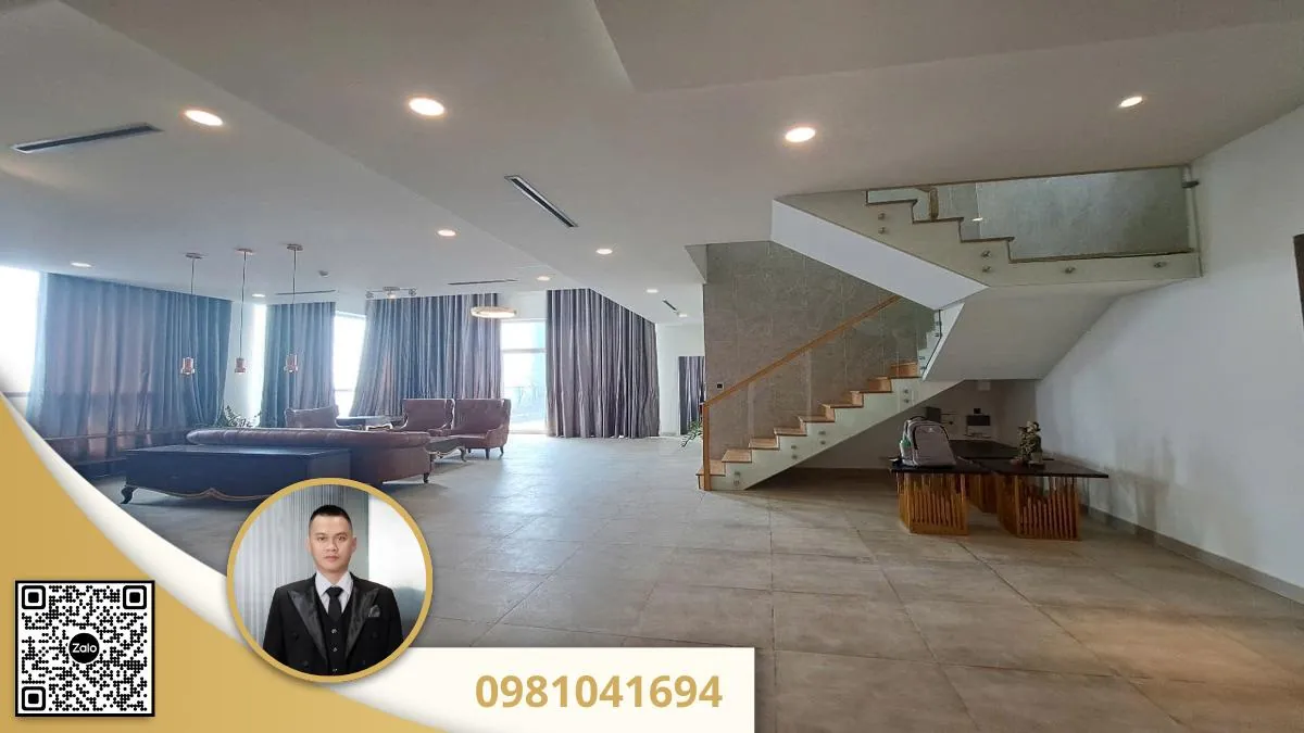 Penthouse thao dien pearl dien tich 450m² ket cau 1 tret 1 lau thiet ke 5 phong ngu 5 wc 33