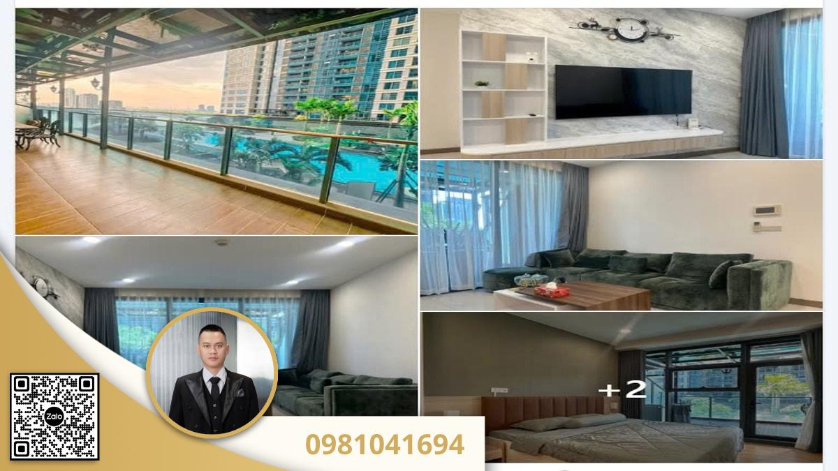 Cho Thuê Căn Hộ Sân Vườn Sunwah Pearl 106m² - 2PN+Studio 7 sunwah 106m2 32m2 san vuon 3pn Tháng 10 2025