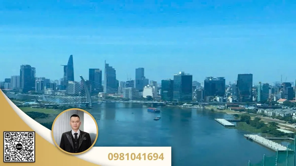 Cho thuê căn hộ Sunwah Pearl 2PN 105m² view sông Sài Gòn 4 Sunwah pearl 2pn 2wc 105 3