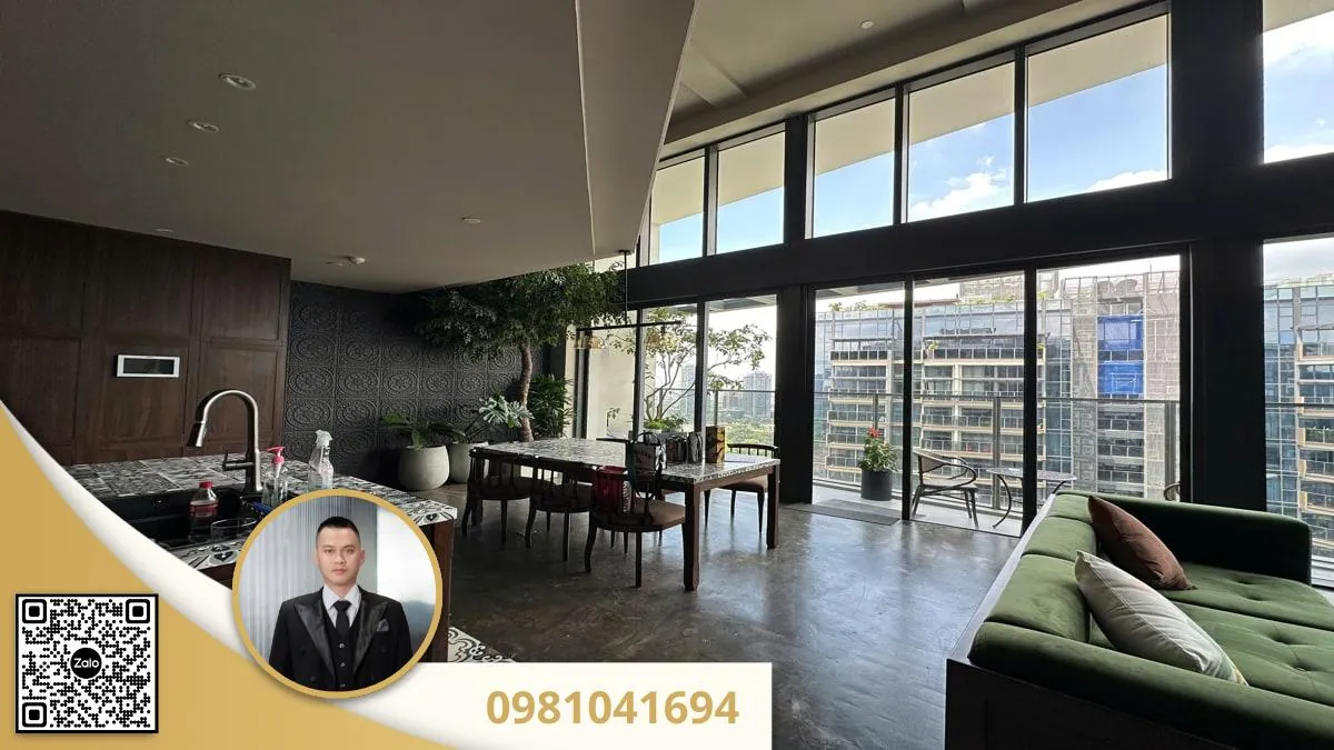 The opera metropole thu thiem dien tich 236m2 2 phong ngu 1 phong hoc 1 phong studio day du noi that 4