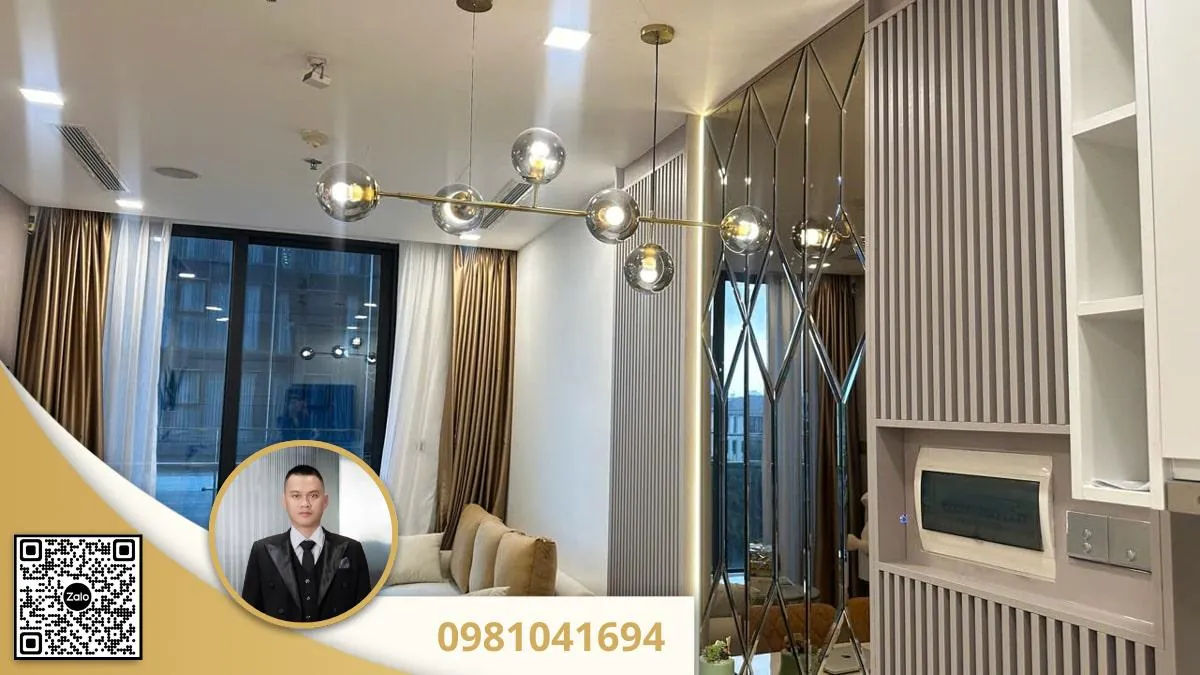Cho thuê căn hộ Bason 1PN đèn chùm molecular sang Q1 1 Bason 1pn 9