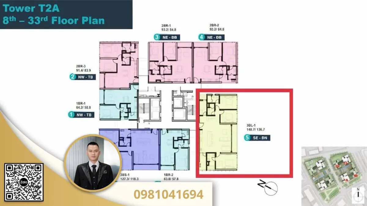 Cho thue can ho empire city 3pn 149m2 noi that moi 14