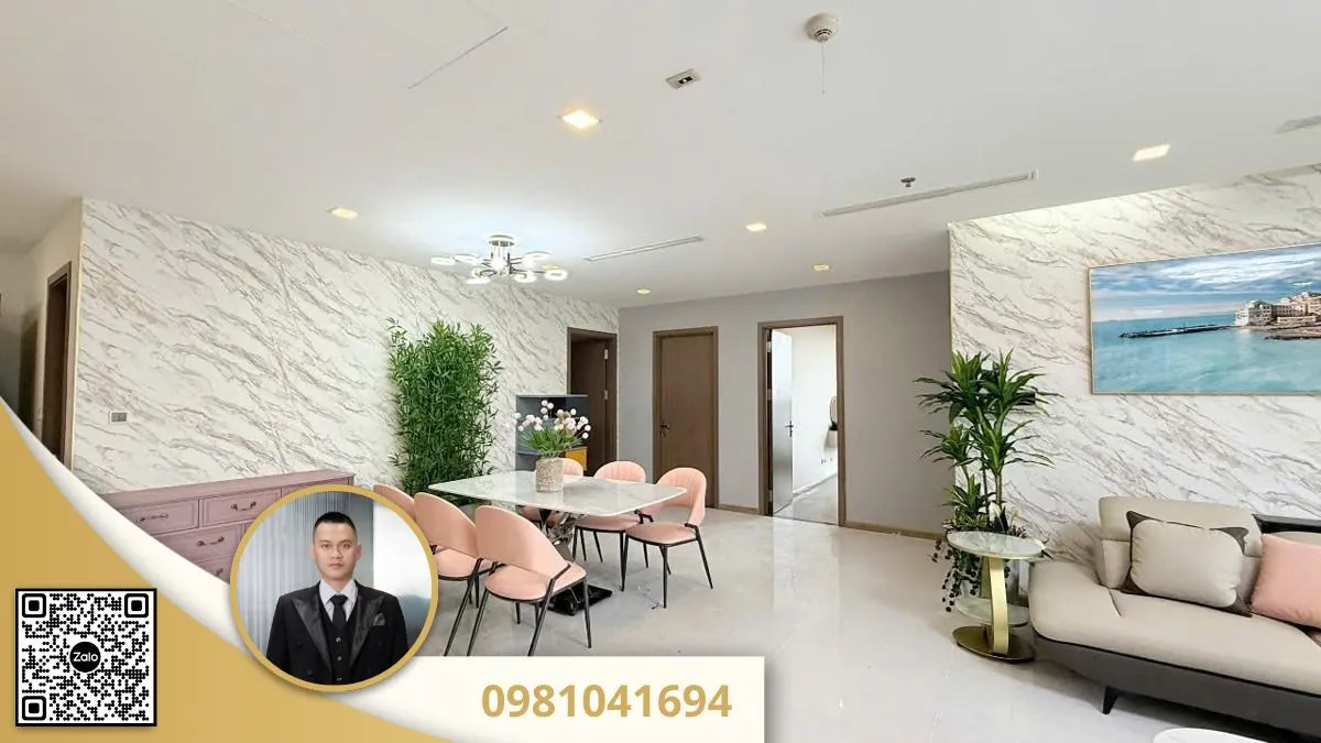 Vin tan cang 4pn dt lon 188m2 nha full nt moi 100 10