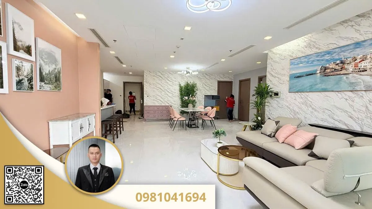 Vin tan cang 4pn dt lon 188m2 nha full nt moi 100 5