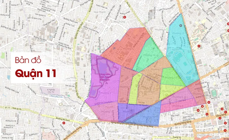 Phân chia các phường và sự thay đổi hành chính