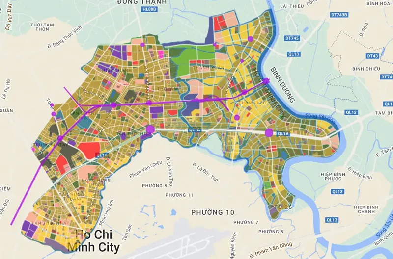 Thông tin chi tiết về Bản đồ quận 12 và các loại bản đồ quy hoạch