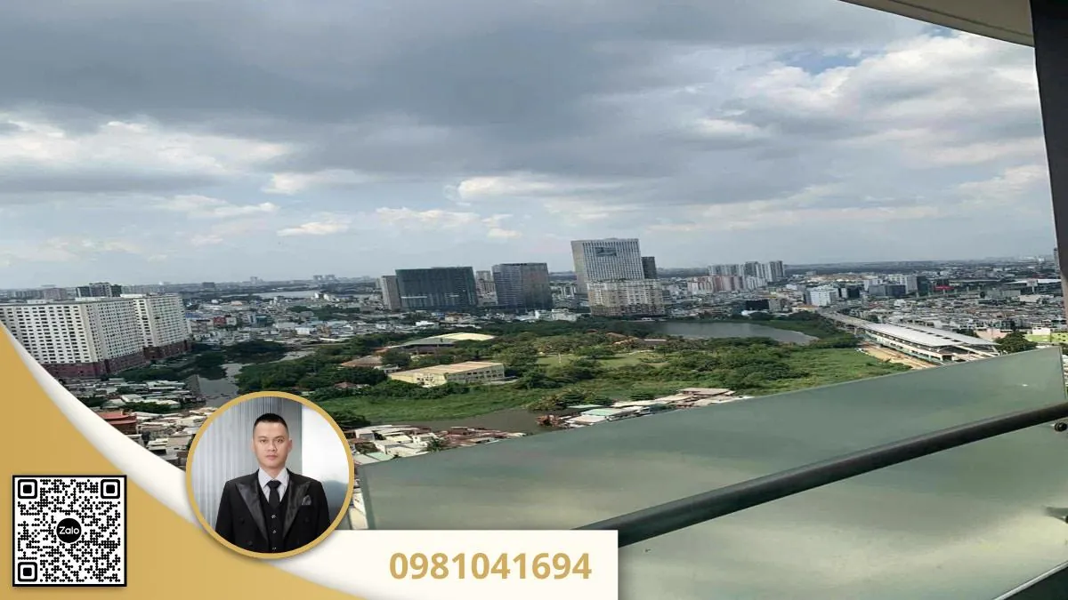 City garden 2 phong ngu view song 2
