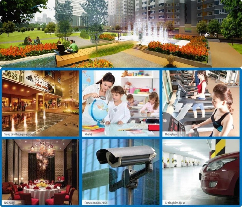 CĂN HỘ CHUNG CƯ BMC 17 Tiện ích nội khu đầy đủ, đảm bảo an ninh