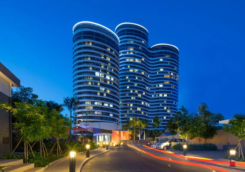 Dự án City Garden Bình Thạnh với 927 căn hộ, nổi bật với kiến trúc hiện đại và không gian xanh