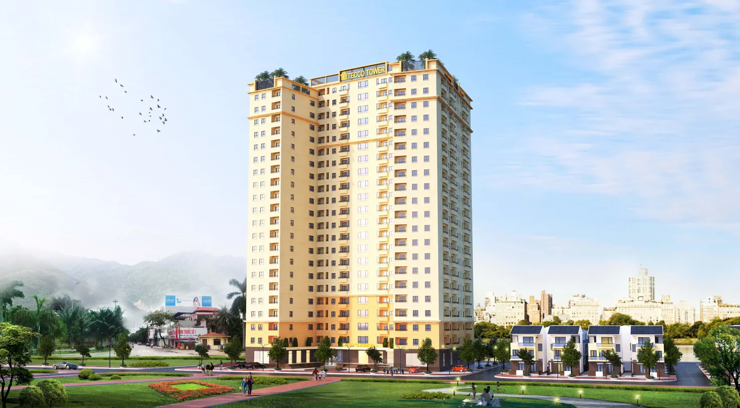 TECCO Tower với thiết kế hiện đại, nổi bật trong khu vực