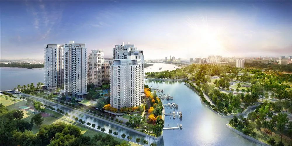 Dự án Diamond Island của Kusto Group tại TP.HCM với thiết kế hiện đại bên bờ sông