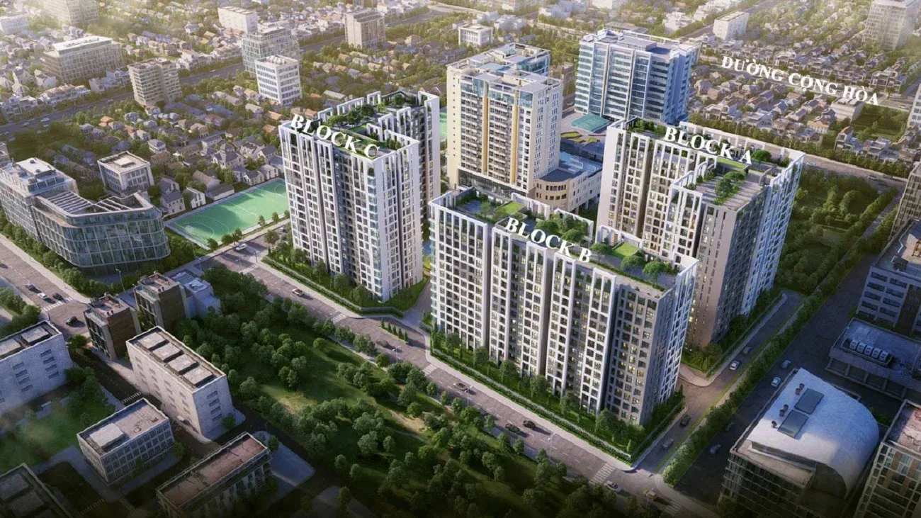 Dự án Cộng Hòa Garden - Phối cảnh tổng thể