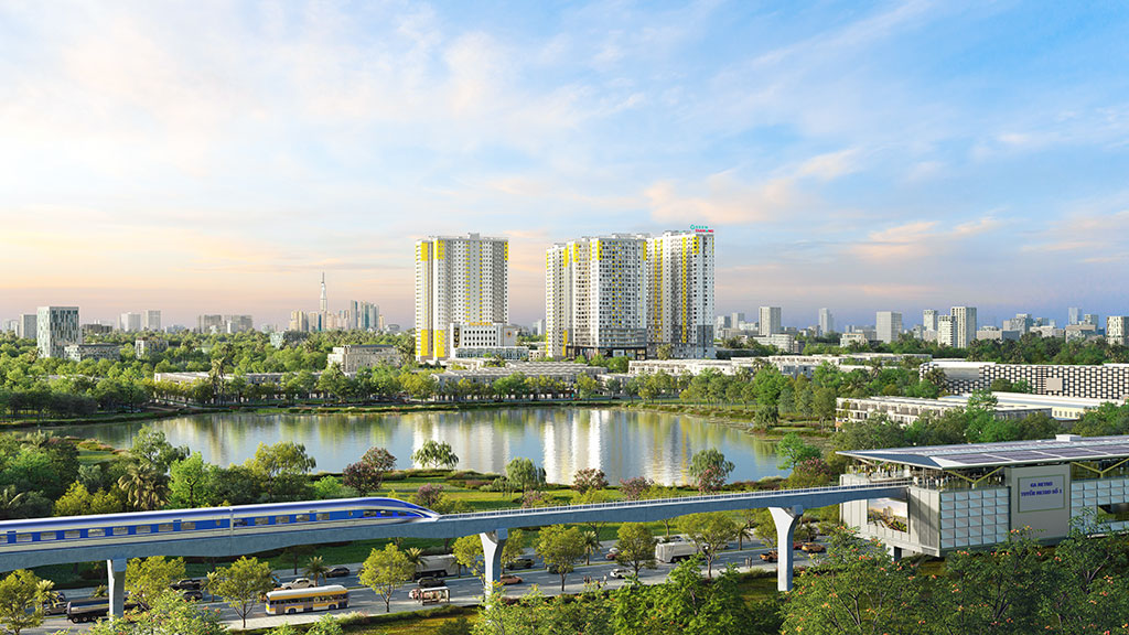PHÂN KHU GREEN DIAMOND - BCONS CITY 33 Phối cảnh phân khu Green Diamond Bcons City