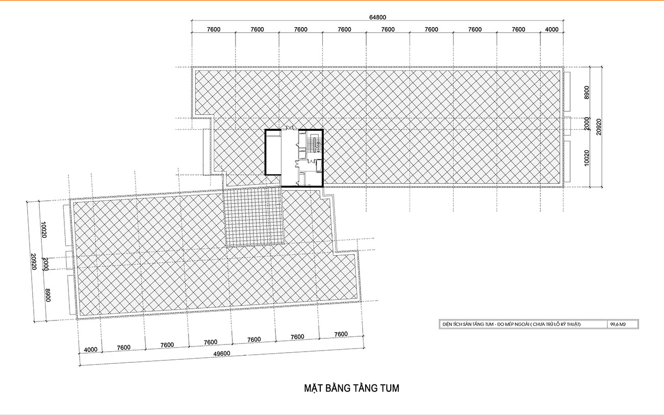 CĂN HỘ MARINA PLAZA PEACEFUL 61 MB TẦNG TUM