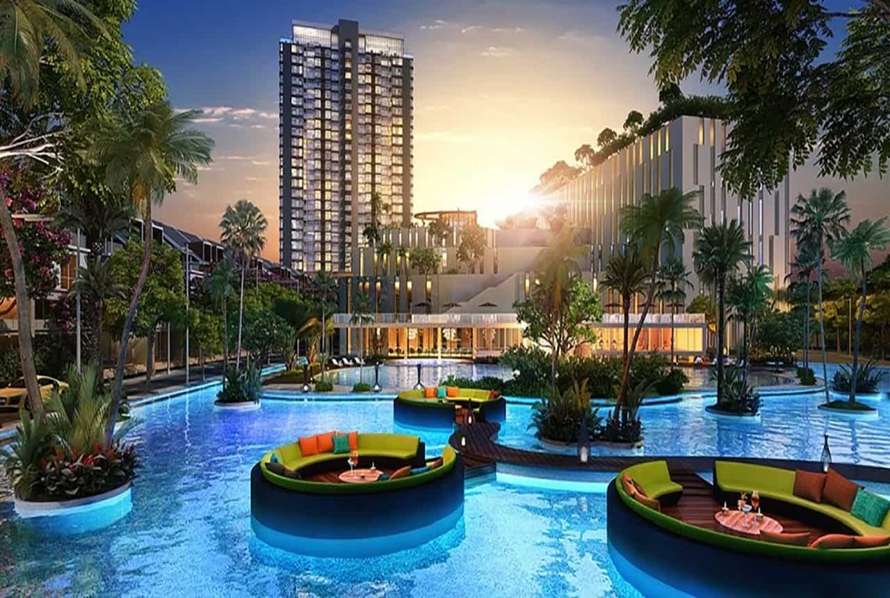 CĂN HỘ CHUNG CƯ THỦ THIÊM LAKEVIEW 18 Bể bơi