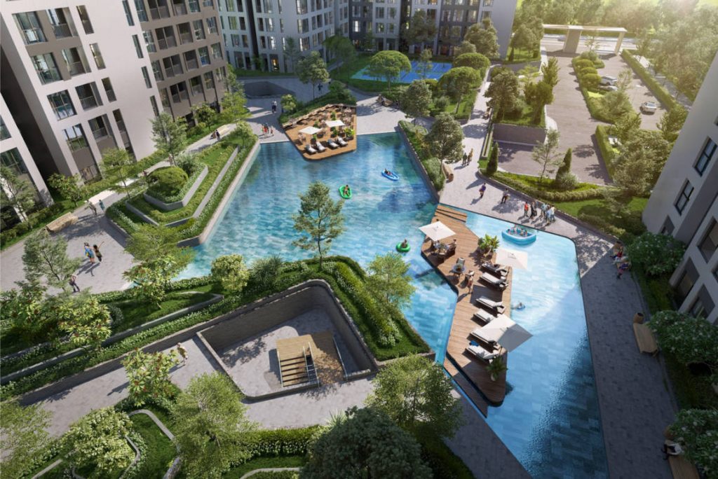 CĂN HỘ CHUNG CƯ CỘNG HÒA GARDEN 18 Hồ bơi