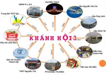 CĂN HỘ CHUNG CƯ KHÁNH HỘI 3 18 tiện ích ngoại khu