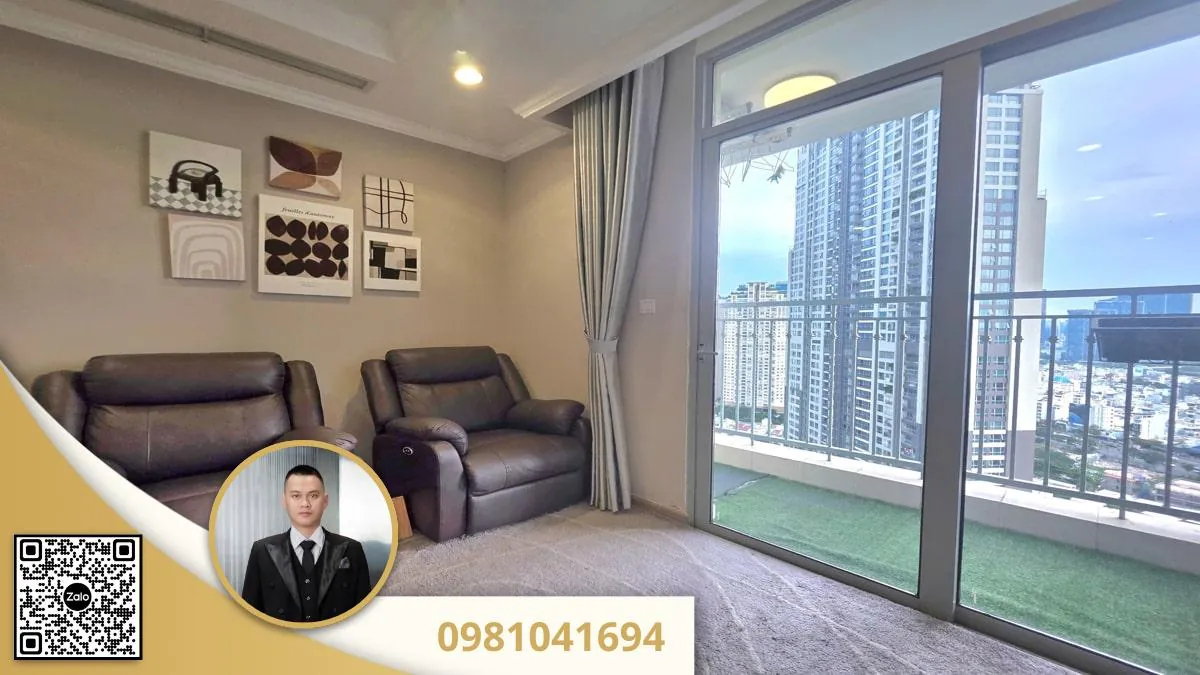 Cho thuê căn hộ Vin Tân Cảng 2PN full nội thất view đẹp 10 Vin tan cang 2pn 1 wc 3