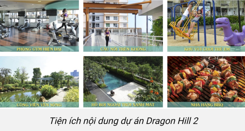 CĂN HỘ CHUNG CƯ DRAGON HILL 2 19 tiện ích nội khu