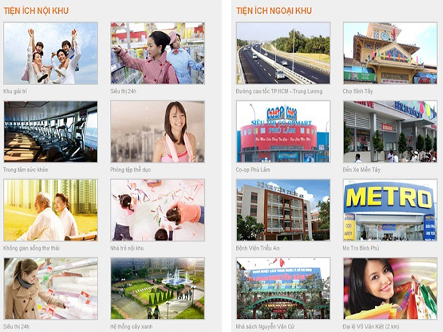 Tiện ích An Phú Apartment quận 6