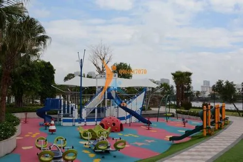 Hinh anh cong vien vinhomes ve dem lung linh anh den 11