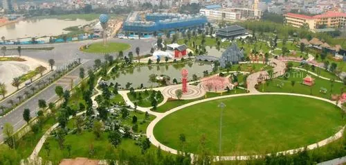 Hinh anh cong vien vinhomes ve dem lung linh anh den 13