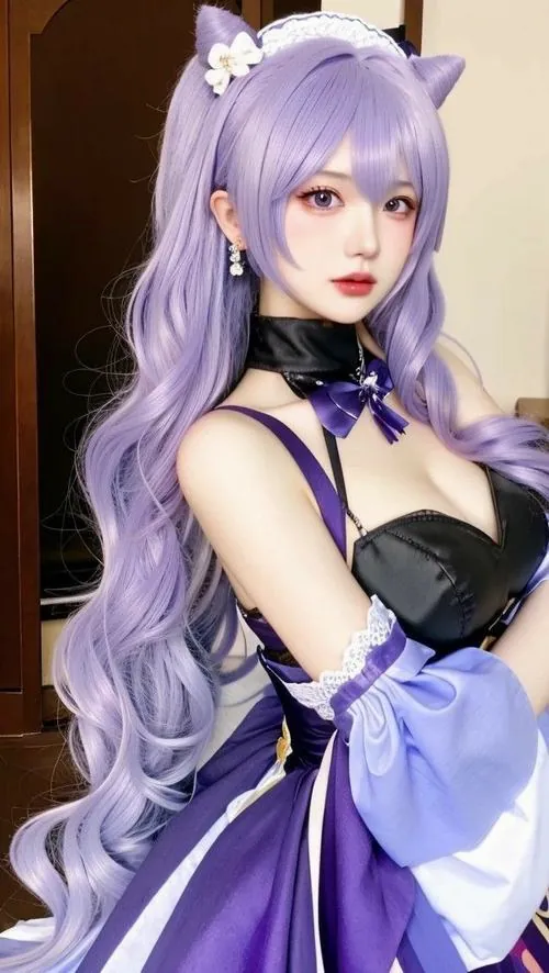 Anh cosplay keqing dep me hon cho anh em ngam nhin 17