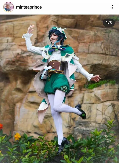 Anh gai xinh cosplay venti khoe dang ngot ngao quyen ru 1