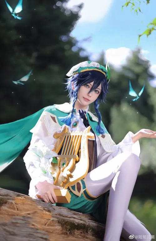 Anh gai xinh cosplay venti khoe dang ngot ngao quyen ru 7