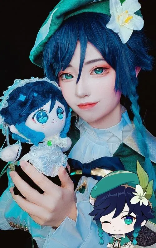 Bo suu tap anh venti cosplay dep me hon cho canh may rau 3