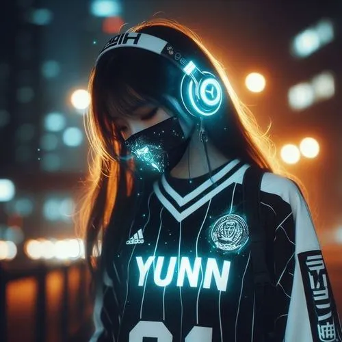 Hinh dai dien nu deo headphone doc dao va ca tinh 12