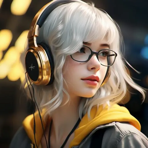 Hinh dai dien nu deo headphone doc dao va ca tinh 14