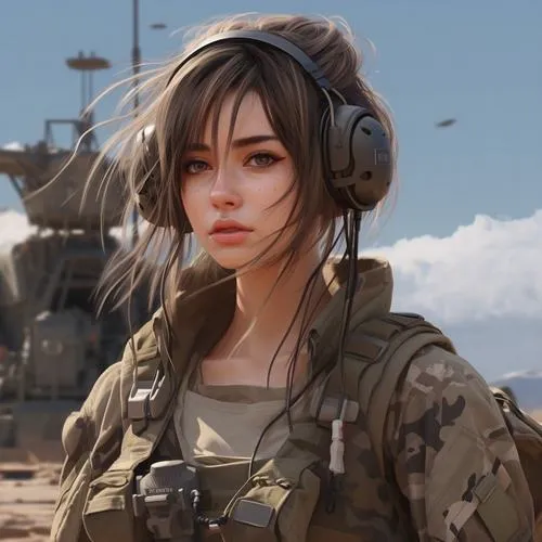 Hinh dai dien nu deo headphone doc dao va ca tinh 19
