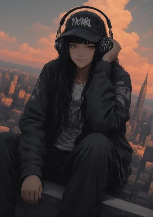 Hinh dai dien nu deo headphone doc dao va ca tinh 20