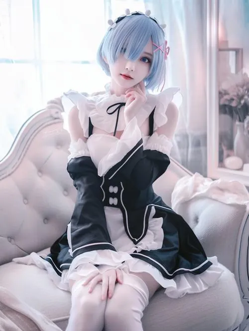 Ngam nhan sac ngot ngao cua thieu nu cosplay rem 13