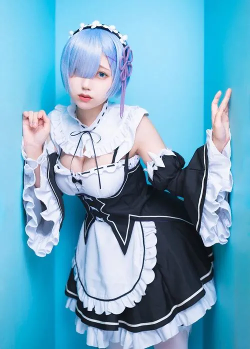 Ngam nhan sac ngot ngao cua thieu nu cosplay rem 6