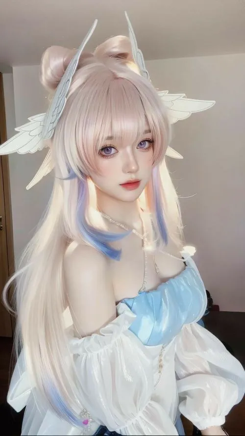 Tai anh gai xinh hoa trang keqing chat luong cao 4