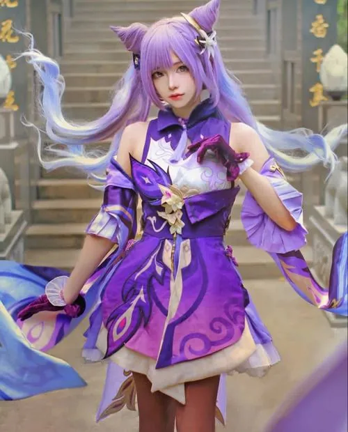 Top hinh cosplay keqing kieu ky quyen ru nhat 7