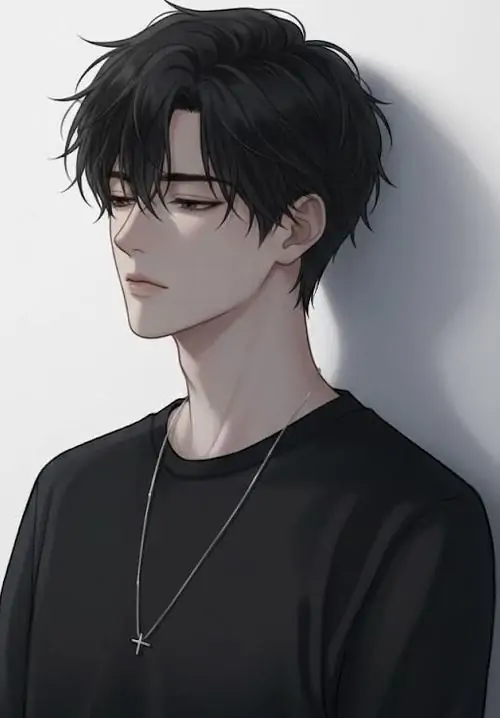 Top hinh ve anime nam trang den nghe thuat nhat 1