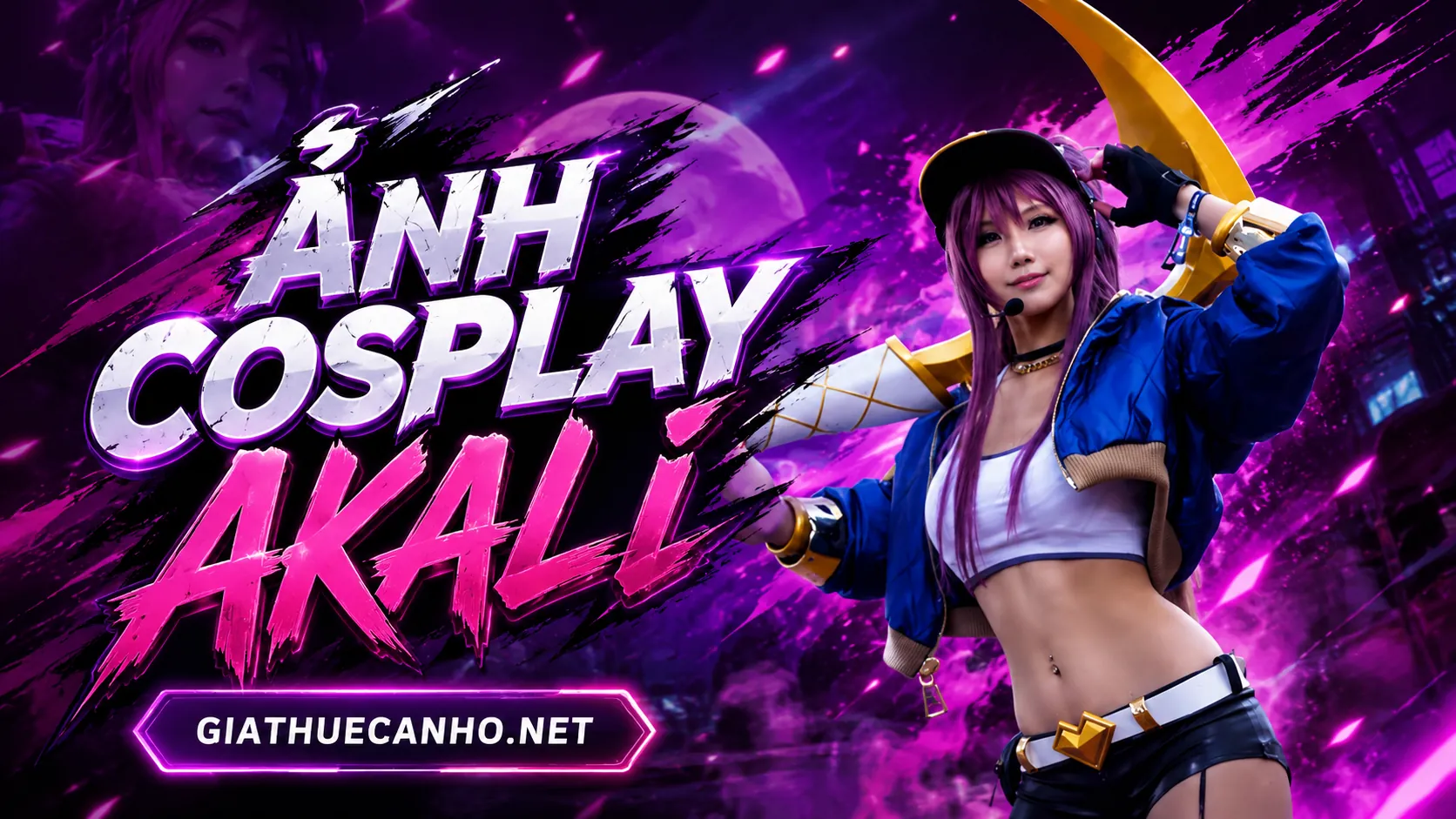 Anh cosplay akali thumb